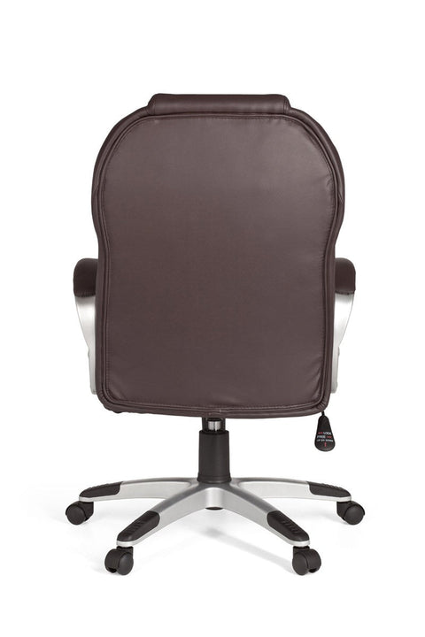 Rootz Swivel Chair - Office Chair - Executive Chair - Artificial Leather - Adjustable Lumbar Support - Rocking Mechanism - 107-115cm x 63cm x 57cm