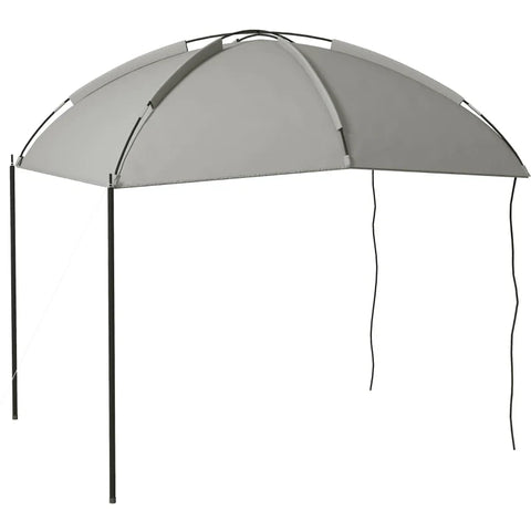 Rootz Car Awning - Rear Tent - Included - Transport Bag - Support Pole - Ground Spikes - Carry Bag - Polyester Taffeta-fiberglass-steel - Light Gray - 290L x 278W x 230-260H cm