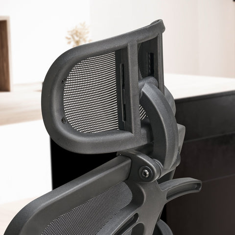 Rootz Modern Swivel Chair - Office Chair - Ergonomic Chair - Mesh Cover - Adjustable Lumbar Support - 120-130cm x 68cm x 68cm