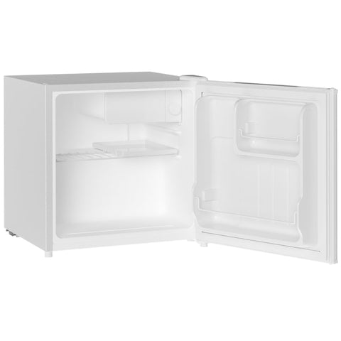 Rootz Mini Fridge Refrigerator - Freezer Compartment - 41.5 Liter Refrigerator - 4.5 Liter Freezer Compartment - White - 48 x 44 x 49cm