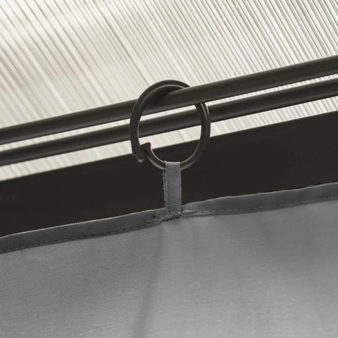 Rootz Gazebo - Side Panels - C Rings - Hooks - Durable - Long-lasting - Square - Rounded Bars - 100% Polyester - Beige - 302x205cm