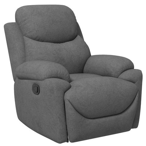 Rootz Relaxation Chair - Single Sofa Lounger - 145° Tilting - Tv Chair Recliner - Tv Chair With Sleep Function - Living Room - Gray - 93 x 94 x 105.5 cm