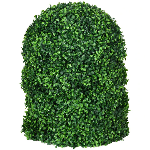 Rootz Artificial Plants - Set Of 2 Box Trees - Round - Boxwood Ball - Home - Office - Green - 40 cm x 40 cm x 40 cm
