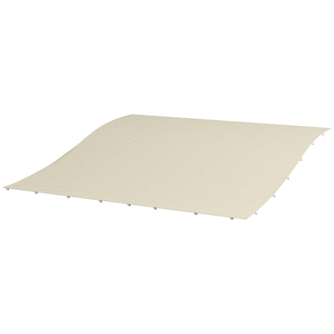 Rootz Awnings - Sun protection - Canopy Awning - Replacement Canopy - Weather Resistant - PU coating - UV30+ protection - Polyester fabric - Beige - 297L x 243W cm