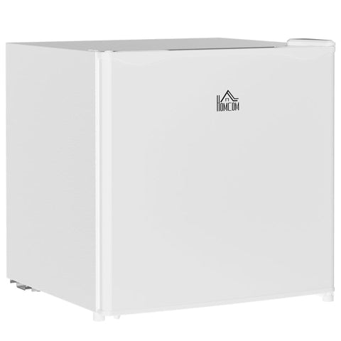 Rootz Mini Fridge Refrigerator - Freezer Compartment - 41.5 Liter Refrigerator - 4.5 Liter Freezer Compartment - White - 48 x 44 x 49cm
