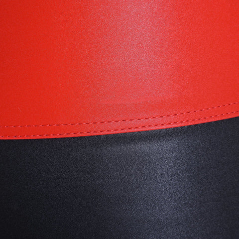 Rootz Standing Punching Bag - Black, Red - Pu, Plastic - 14.17 cm x 14.17 cm x 31.5 cm