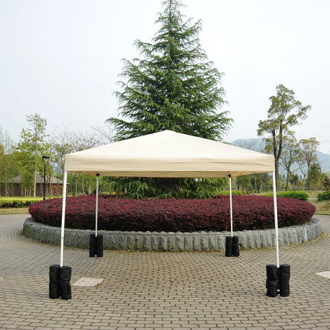 Rootz Pavilion Stand for Foldable Pavilion Party Tent - Black - Polyester - cm x cm x 16.53 cm