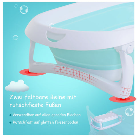 Rootz Bathtub for Babies - Green - Plastic, Rubber - 31.49 cm x 18.89 cm x 8.26 cm