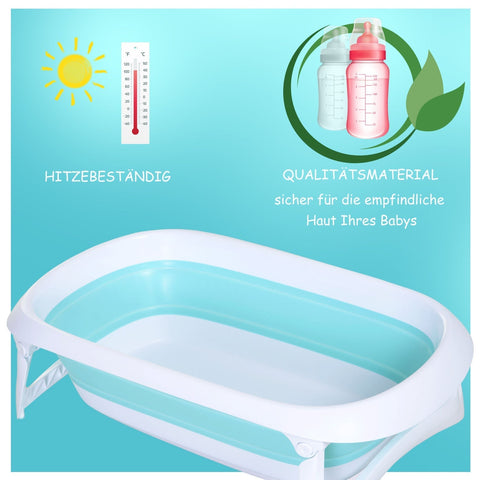 Rootz Bathtub for Babies - Green - Plastic, Rubber - 31.49 cm x 18.89 cm x 8.26 cm