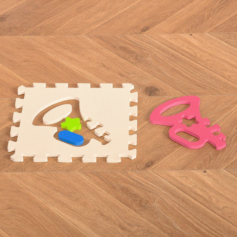 Rootz Children's Play Carpet - Blue, Orange, Brown - Eva - 47.24 cm x 35.62 cm x 6.49 cm