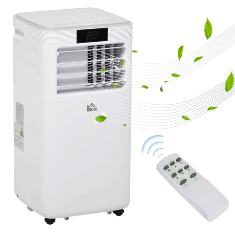 Rootz Air Conditioner - White, Gray - Abs Plastic, Copper, Aluminum - 14.96 cm x 13.77 cm x 27.75 cm