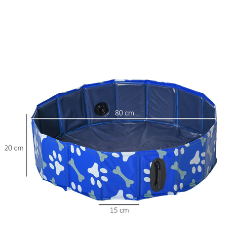 Rootz Dog Bath - Blue - PVC, Composite Panel - 12.99 cm x 12.6 cm x 3.15 cm