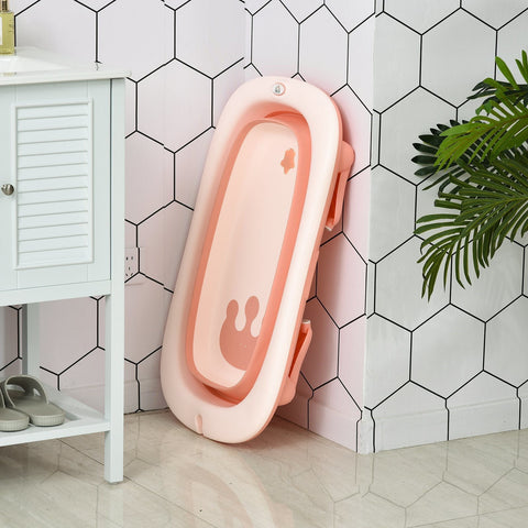 Rootz Ergonomic Baby Bath - Pink - Pe, Tpe - 33.26 cm x 19.88 cm x 4.13 cm