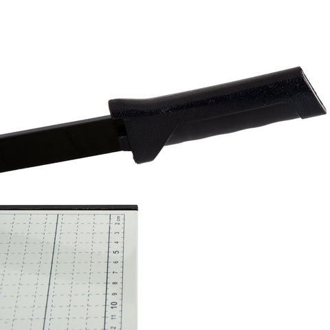 Rootz Papercutter - White, Black - Metal, Abs - 18.89cm x 10.43cm x 1.96cm