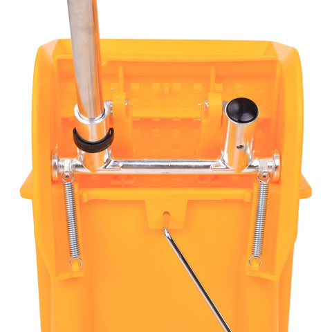 Rootz Cleaning Trolley - Yellow - Plastic, Metal - 24.8 cm x 10.63 cm x 26.38 cm