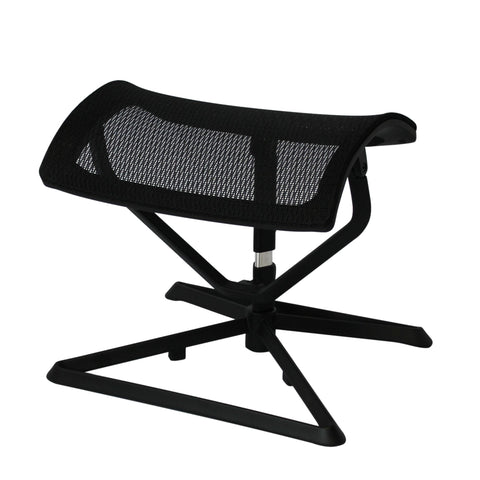 Rootz Pro Leg Support Footrest - Height Adjustable Fabric Leg Rest for Office Work Desk