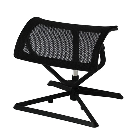 Rootz Pro Leg Support Footrest - Height Adjustable Fabric Leg Rest for Office Work Desk