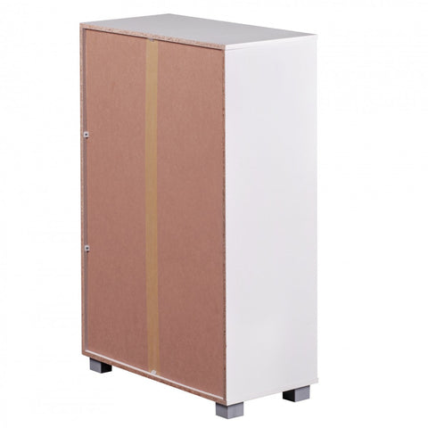 Rootz Compartment Cabinet - Bookcase - Storage Cabinet - Oak - White - Design - Bookshelf