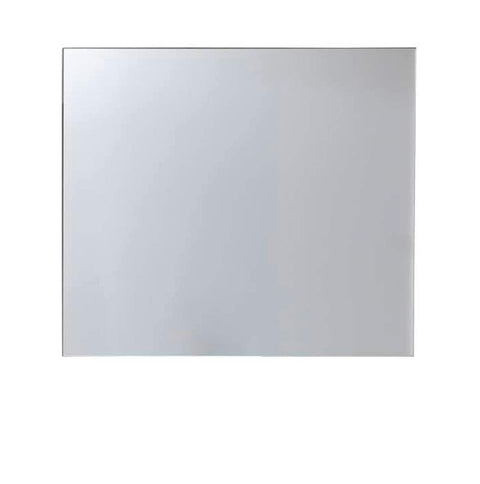 Rootz Wall Mirror - Glass Decor - Vanity Accessory - Room Enhancer - Home Accent - Viewing Glass - Sardegna Smoked Silver - 80x70x2 cm