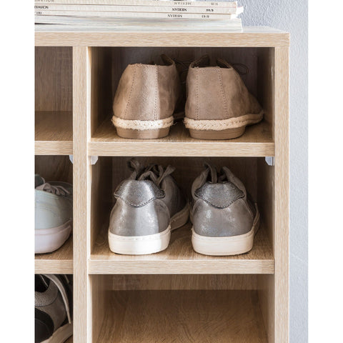Rootz Shoe Cabinet - 20 Pairs of Shoes - Shoe Rack - Shoe Organizer - Sonoma