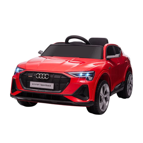 Rootz Children's Electric Car - Up To 5 Km/h - With Seat Belt - Streamlined Design - Remote Control - LED Headlights - Music Function - Red - 108L x 60W x 47H cm