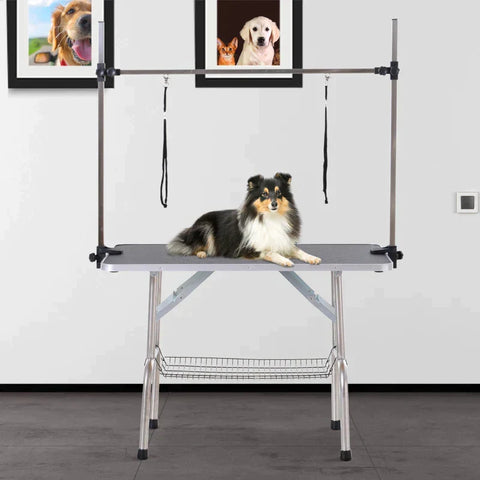 Rootz Grooming Table - Pet Grooming Table - Animal Grooming Table - Shearing Table - Dogs Grooming Table - 107 x 60 x 170 cm