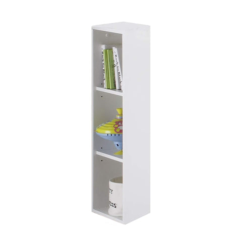 Rootz Baby Room Shelf - Stylish Nursery Storage Solution - Organizational Marvel - White Wood - Spacious