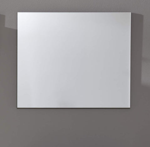 Rootz Wall Mirror - Glass Decor - Vanity Accessory - Room Enhancer - Home Accent - Viewing Glass - Sardegna Smoked Silver - 80x70x2 cm