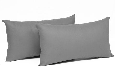 Rootz Pillowcase - Cushion Cover - Pillow Slip - Pillow Shell - Pillow Protector - Bedding Sham - Pillow Encasement - Dark Gray - 30x40 cm