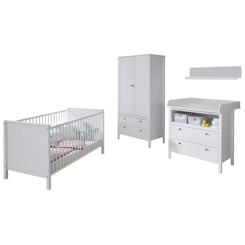 Rootz Nursery Set - Baby Room Collection - Infant Furniture Kit - Newborn Room - Toddler Room - Child's Space - White