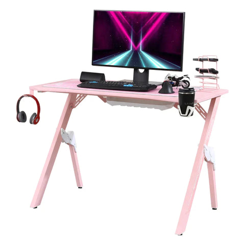 Rootz Gaming Table - Gaming Desk - Desk - 110 cm x 58 cm x 75 cm