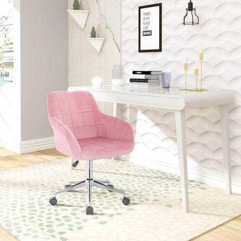 Rootz Bürohocker - Office Stool - Drehhocker - Work Chair - Rolling Seat - Adjustable Stool - Desk Chair - Pink - 79-91cm Height