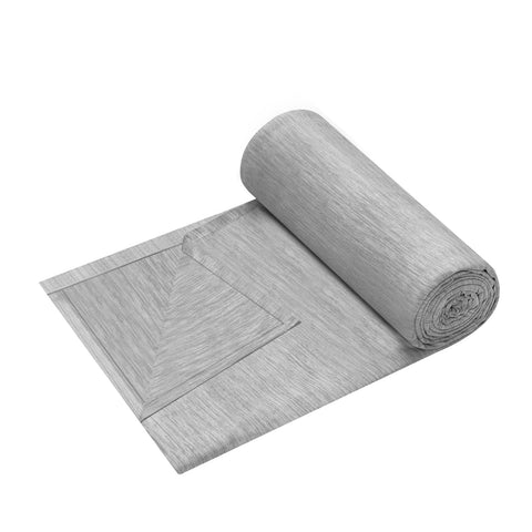 Rootz Cooling Blanket - Chill Throw - Comfort Cover - Refreshing Spread - Sleep Sheet - Temperature-Control Quilt - Thermal-Regulating Drape - Light Gray - 200 x 220 cm