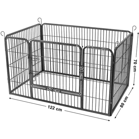 Rootz Puppy Spout - Puppy Fence - Puppy Mesh - Bench - Dogs - 122 x 80 x 70 cm