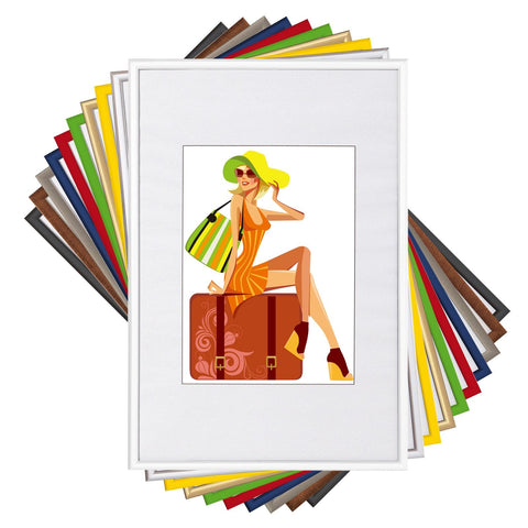 Rootz Picture Frame Set - Art Display Ensemble - Stylish Memory Keepers - Elegant Photo Showcase - Gold - Various Sizes