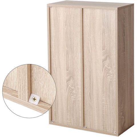 Rootz Bookcase - Storage cabinet with 5 compartments - Cupboards - Wood - 50 x 24 x 80 cm