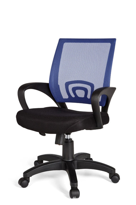 Rootz Office Chair - Blue - Armrests - Youth Chair - Swivel Chair