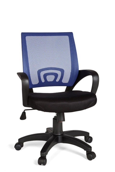 Rootz Office Chair - Blue - Armrests - Youth Chair - Swivel Chair