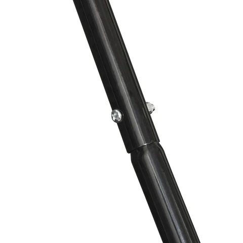 Rootz Lawn Roller - Garden Roller - 32cm Diameter - 38L Water - Black - 57 x 32.5 x 107cm