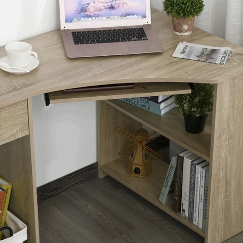 Rootz L-Shaped Desk - Computer Desk - Corner Desk - Office Desk - Computer Table