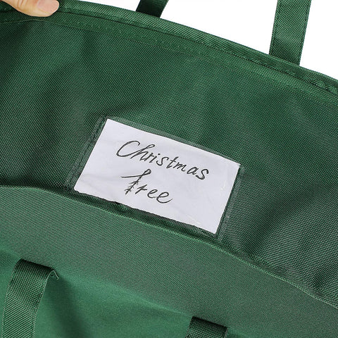 Rootz Storage Bags for Advent Wreath - Set of 2 - Christmas Decoration - Handles - Zipper - Label Holder - 76.2 cm x 16 cm (Ø x H) - Green