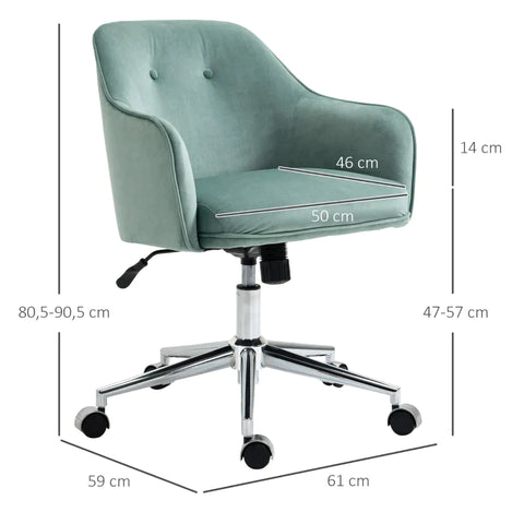 Rootz Office Chair - Desk Chair - Working Chair - Green