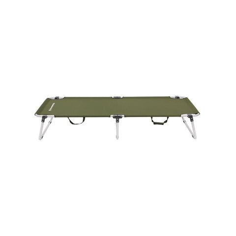 Rootz Camping Bed - Heavy Duty Camping Bed - Folding Camp Bed - Outdoor Sleeping Cot - Compact Camp Bed - Camping Bed for Kids - Olive - 190 x 63 x 36 cm
