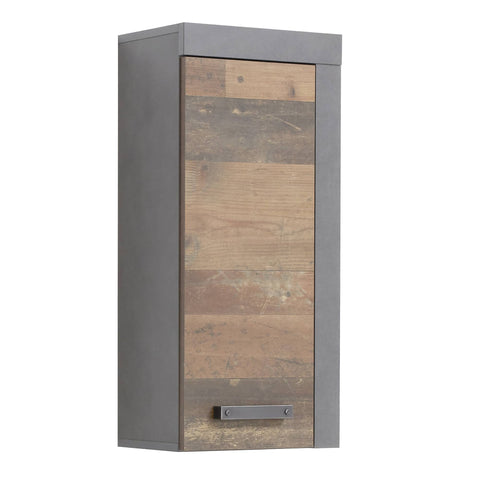 Rootz Bathroom Cabinet - Storage Cabinet - Brown and Gray - 33 x 79 x 23 cm