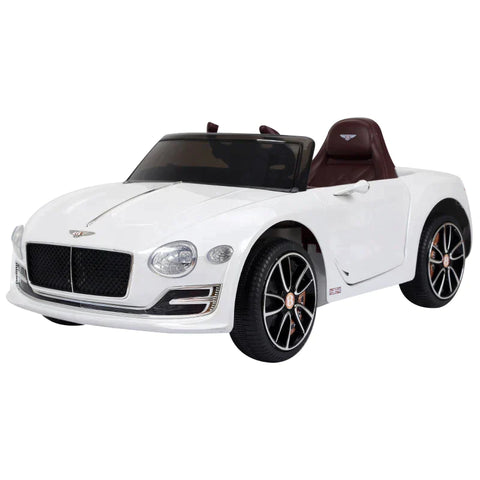 Rootz Children's Electric Car - Bentley Gt - Remote Contro - White - 108 X 60 X 43 Cm