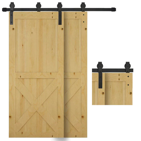 Rootz Door Accessories - Sliding Door System - Running Track - Sliding Door Fitting - Sliding Door Accessories - Black