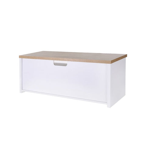Rootz Tv Table - Folding Doors - Stylishly Tidy - Discreet Look - Robust - Lots Of Space - Storage - Every Living Style - TV Cabinet - White-wood Color - MDF Board-chipboard - 100 x 40 x 40 cm