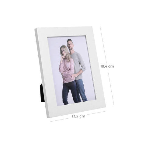 Rootz Photo Frame - Collage Photo Frame - Wall Mounted Photo Frame - Picture Frame - Wall Photo Frame - Decorative Photo Frame - Gallery Photo Frame - White - 13.5 x 18.6 cm