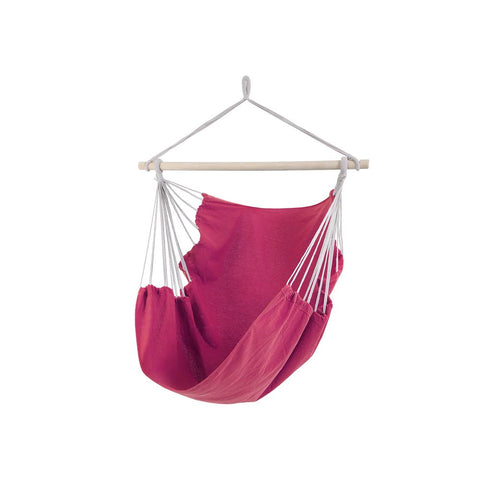 Rootz Hanging Chair - Swing Chair - Hammock Chair - Hanging Chair For Garden - Hanging Chair For Kids - Indoor - Outdoor - Red - 130 x 185 cm (L x W)