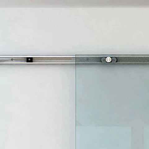 Rootz Sliding Glass Door - Sliding Door - Glass Door - Frosted Glass Door - 900 x 2050 mm